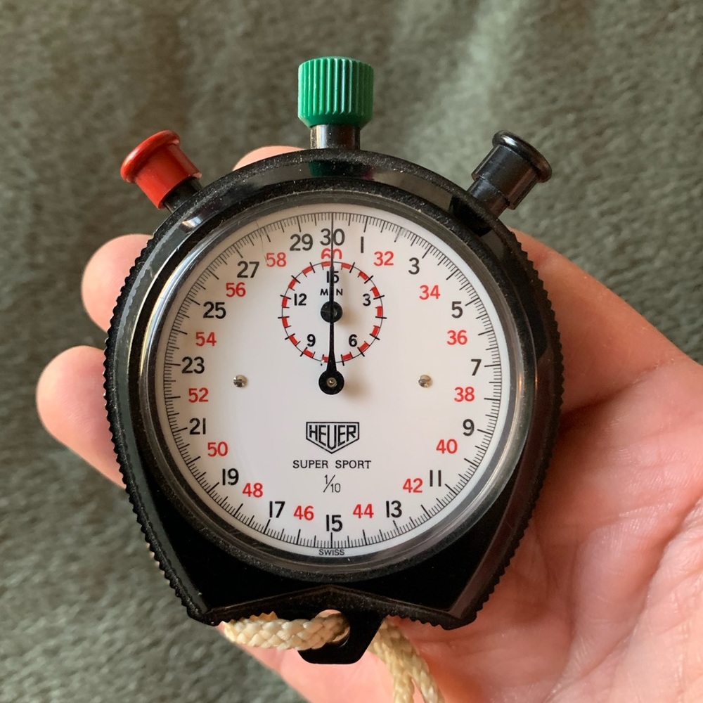 Vintage Tag Heuer Stopwatch ⏱️